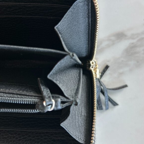 Gucci Soho wallet Zip Around Wallet Black Leather - Picture 3 of 8